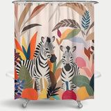 Cortina de Baño A Couple of Zebras