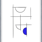 Cuadro Minimalíneas Azul