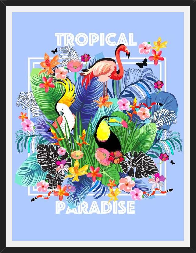 Cuadro Tropical Paradise