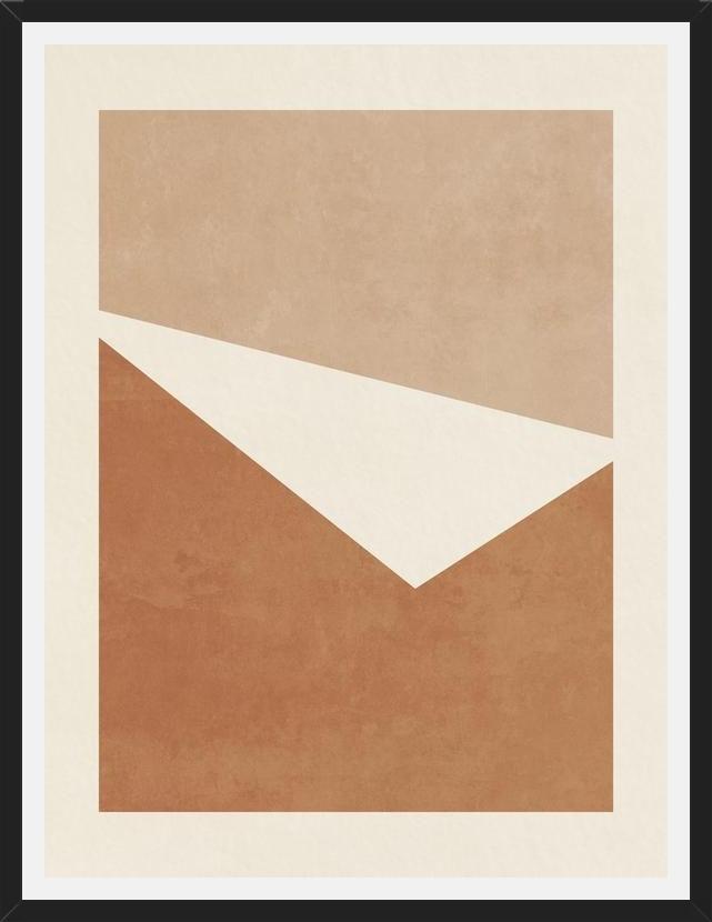 Cuadro GEOMETRIC ART - TERRACOTTA 01