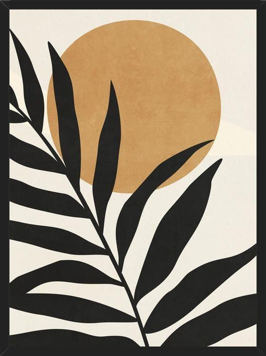 Cuadro Leaf ANd Sun - 01bg
