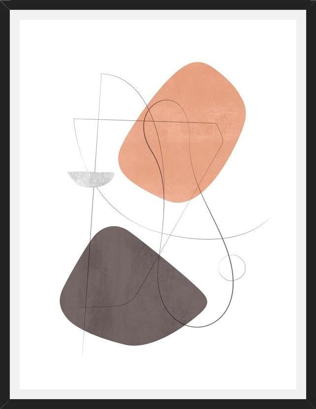Cuadro Abstraction with gray lines 10
