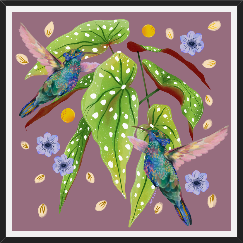 Cuadro Colibris