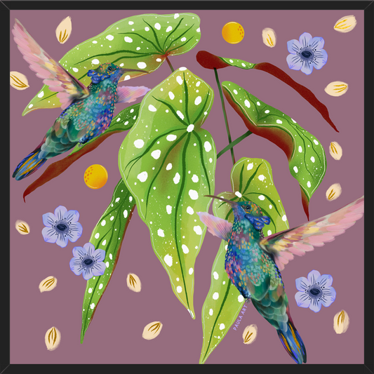 Cuadro Colibris