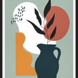 Cuadro Abstract Shapes Floral 2