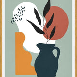 Cuadro Abstract Shapes Floral 2