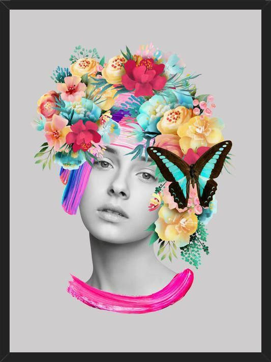 Cuadro The Girl and the Butterfly