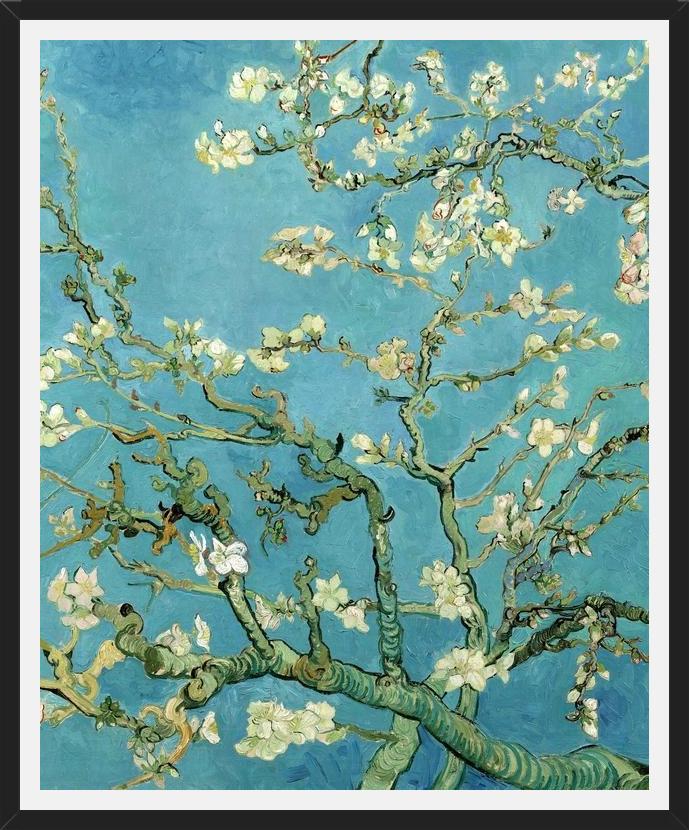 Cuadro "Almendro en flor" Vincent Van Gogh (1890)