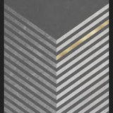 Cuadro Flecha Gold - Gris
