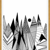 Cuadro Patterns in the mountains II