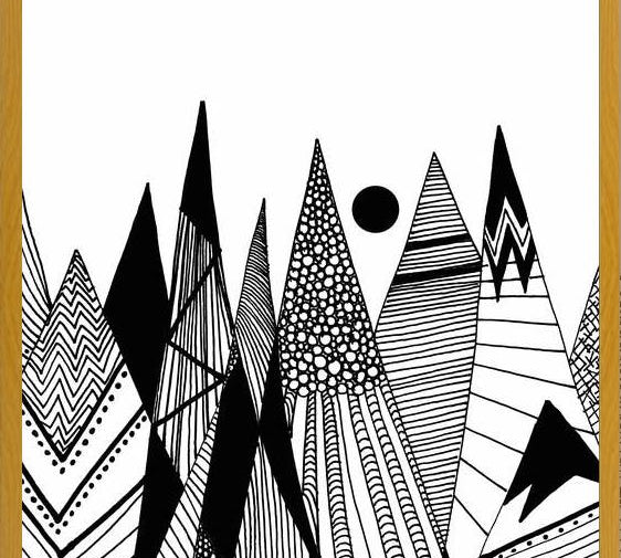 Cuadro Patterns in the mountains II