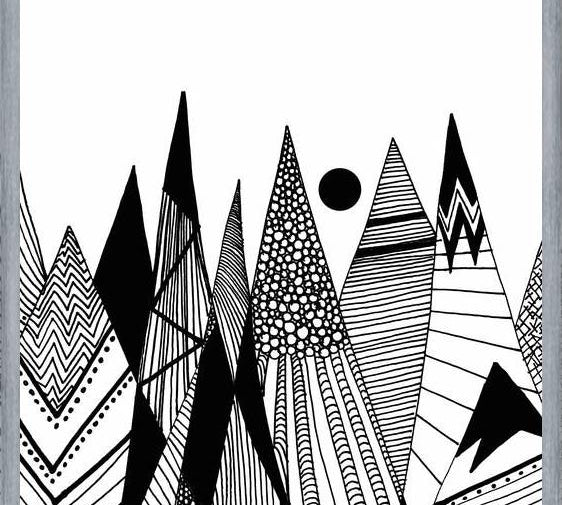 Cuadro Patterns in the mountains II