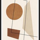 Cuadro GEOMETRIC ART - TERRACOTTA 03