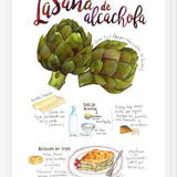 Cuadro Lasaña de Alcahofa