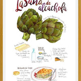 Cuadro Lasaña de Alcahofa