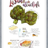 Cuadro Lasaña de Alcahofa