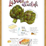 Cuadro Lasaña de Alcahofa
