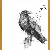 Cuadro Born to be free (bw)