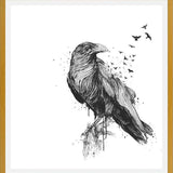 Cuadro Born to be free (bw)