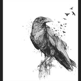 Cuadro Born to be free (bw)