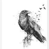 Cuadro Born to be free (bw)