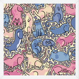 Cuadro Patrón de gatitos