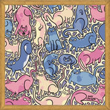 Cuadro Patrón de gatitos