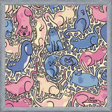 Cuadro Patrón de gatitos