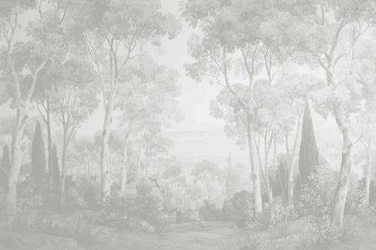 Papel Mural Dosel I Gris