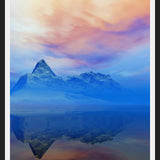 Cuadro Snowy Mountains Sunset 5