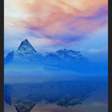 Cuadro Snowy Mountains Sunset 5