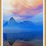Cuadro Snowy Mountains Sunset 5