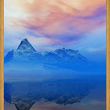 Cuadro Snowy Mountains Sunset 5