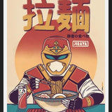 Cuadro Jiraya Eating Ramen