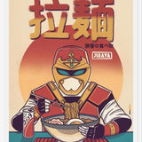 Cuadro Jiraya Eating Ramen