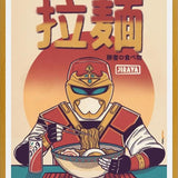 Cuadro Jiraya Eating Ramen