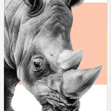 Cuadro Rinoceronte en damasco