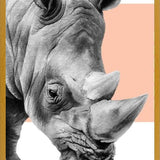 Cuadro Rinoceronte en damasco