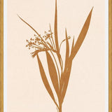 Cuadro Minimal plant - gold