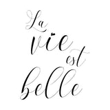 Canvas La vie est belle