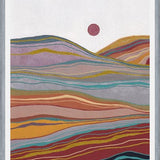 Cuadro Retro rainbow landscape