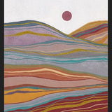 Cuadro Retro rainbow landscape
