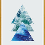 Cuadro Ocean Triangles