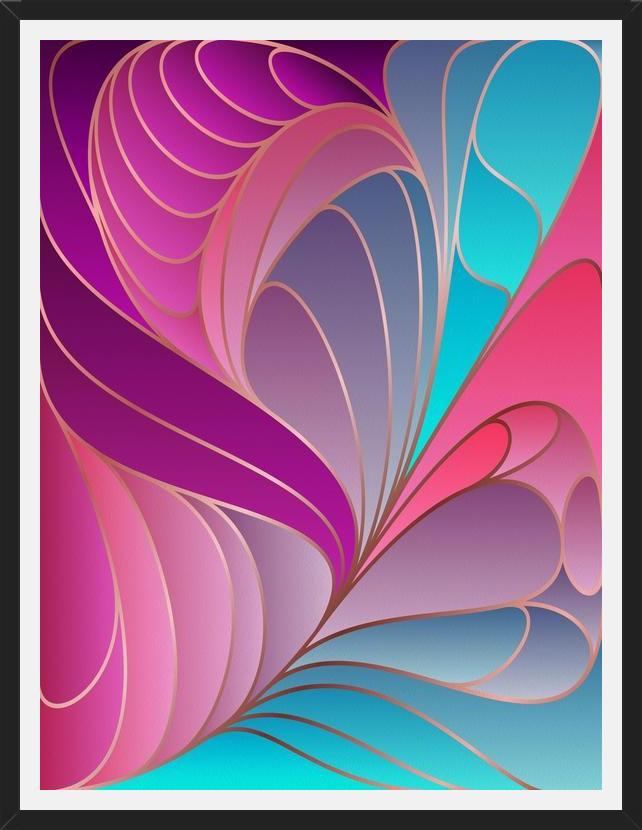 Cuadro Colorful Art Deco II