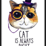 Cuadro gato aristocrático