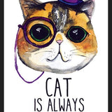 Cuadro gato aristocrático