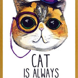 Cuadro gato aristocrático