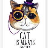 Cuadro gato aristocrático