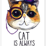 Cuadro gato aristocrático