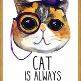 Cuadro gato aristocrático